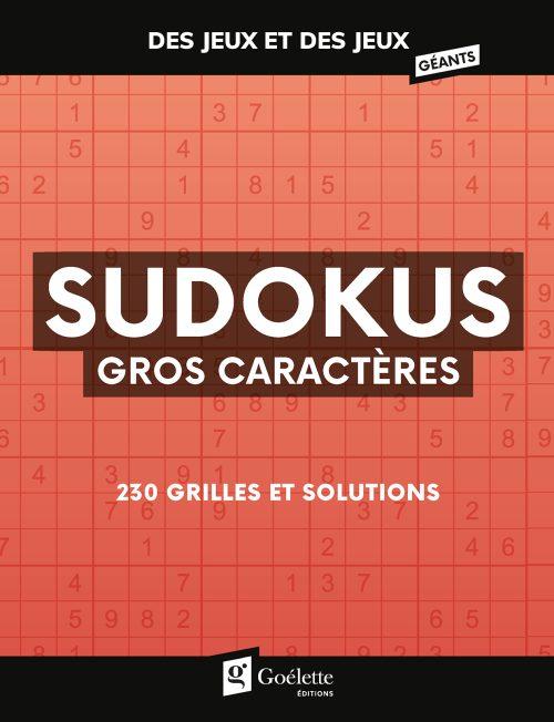 Des jeux et des jeux gros caractères – Sudokus