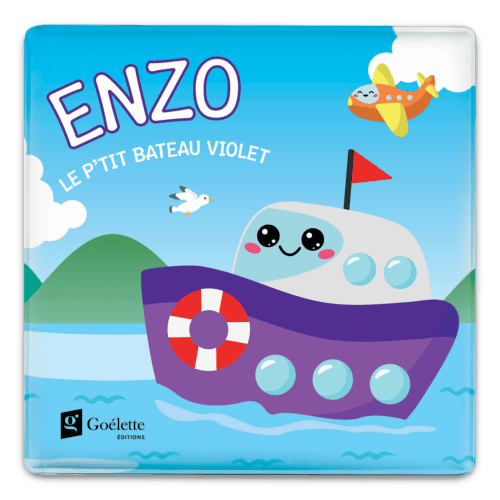 Enzo, le p&rsquo;tit bateau violet (avec personnage gonflable)