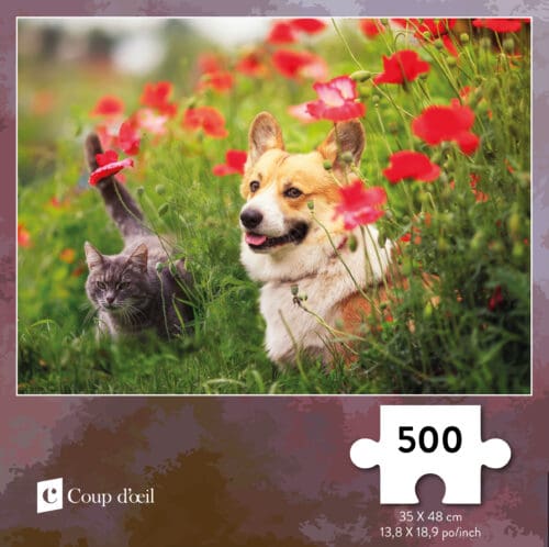 Casse-tête – Corgi (500 morceaux)
