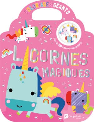 Coloriages géants - Licornes magiques