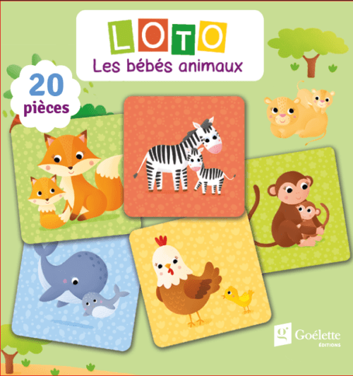 Loto – Les bébés animaux
