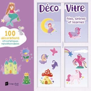 Déco Vitre - Fées, sirènes et licornes