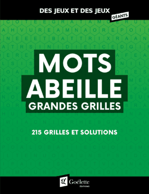 Des jeux et des jeux grandes grilles - Mots abeille