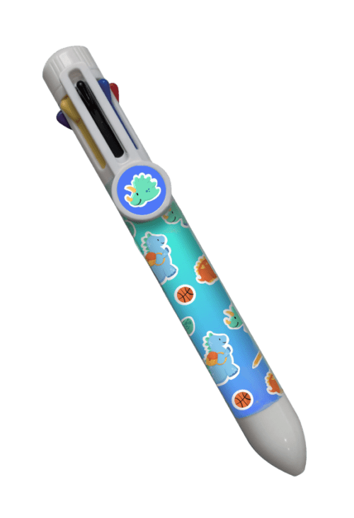 Stylo 8 couleurs Jade Lachine – Dinosaures