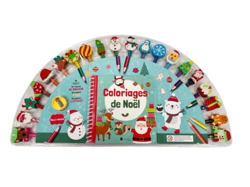 Noël – Coloriages avec 20 crayons