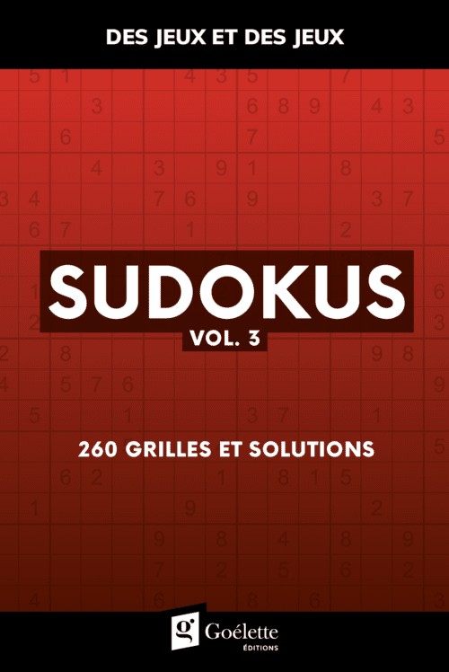 Des jeux et des jeux – Sudokus Vol.3