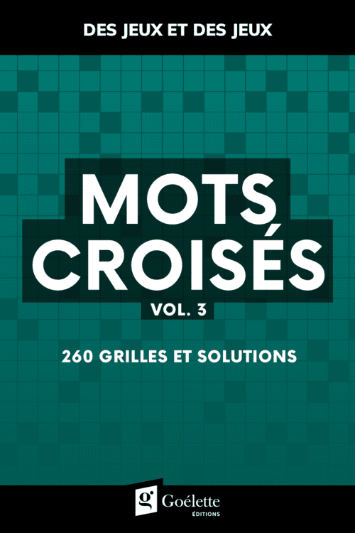 Des jeux et des jeux – Mots croisés Vol.3