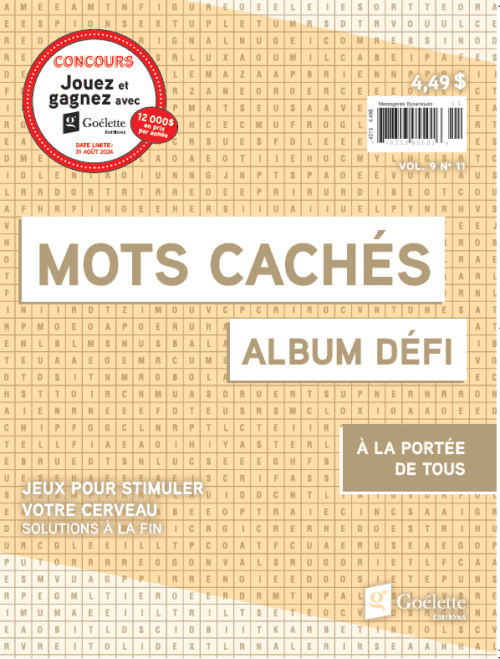 Album défi mots cachés Vol. 9 N°11