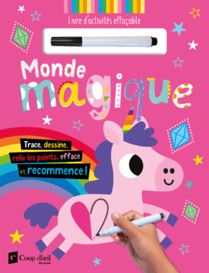 Livre d'activités effaçable - Monde magique