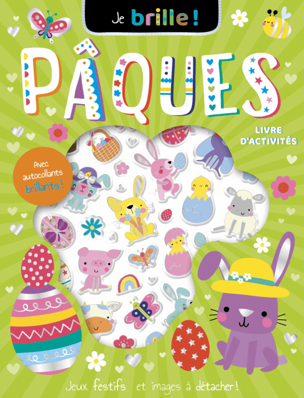 Pâques - Jeux et autocollants brillants
