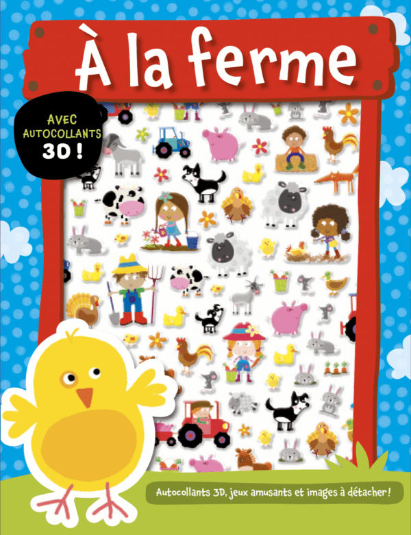 À la ferme - Jeux et autocollants 3D