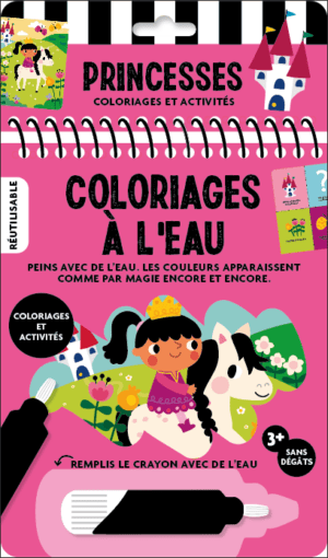 Coloriages à l'eau - Princesses