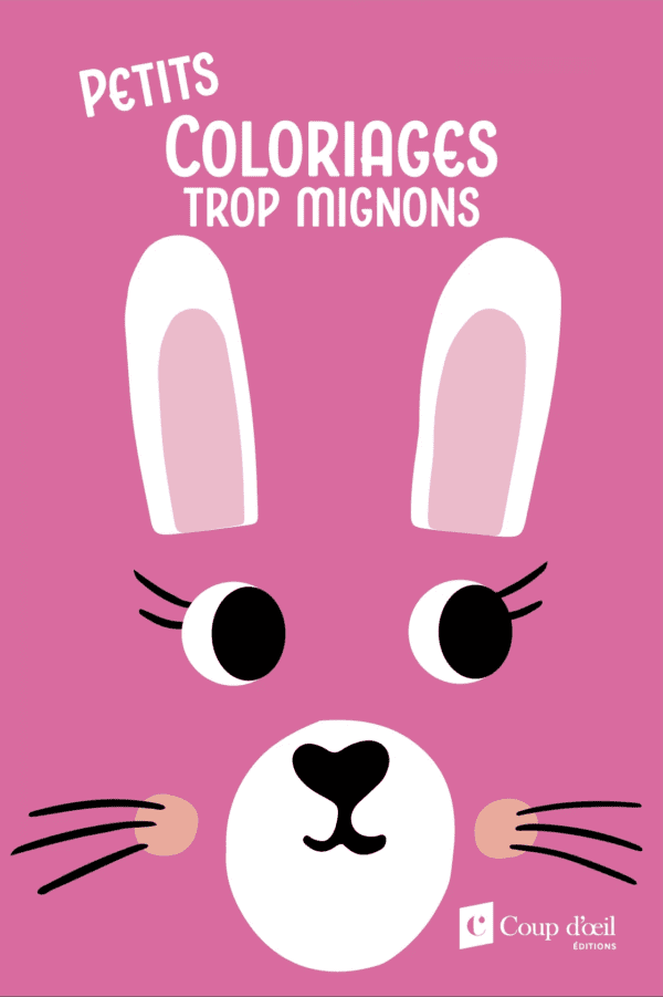 Petits coloriages trop mignons - Lapin