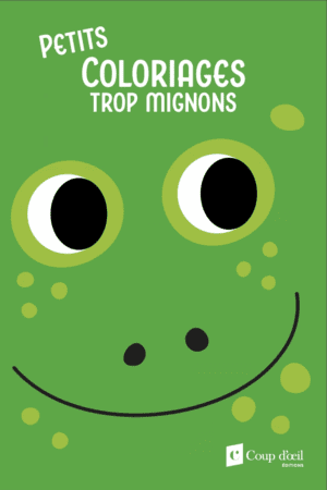 Petits coloriages trop mignons - Grenouille