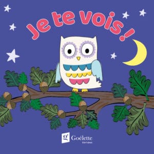 Je te vois ! - Livre en tissu avec volets et miroir