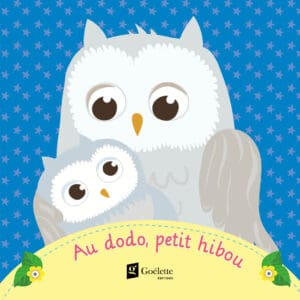 Au dodo, petit hibou - Livre en tissu avec doudou