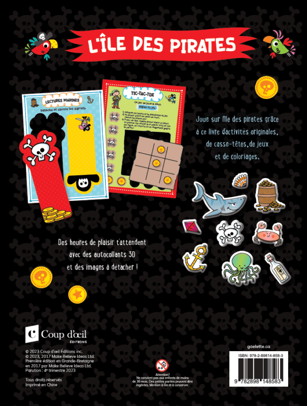 L'île des pirates - Jeux et autocollants 3D – Image 2