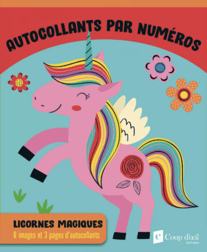 Autocollants par numéros - Licornes magiques