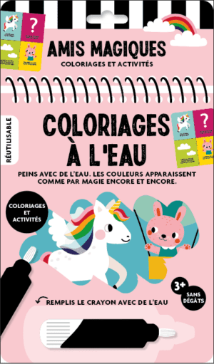 Coloriages à l'eau - Amis magiques
