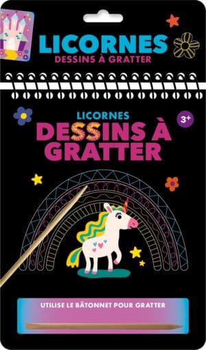 Dessins à gratter - Licornes