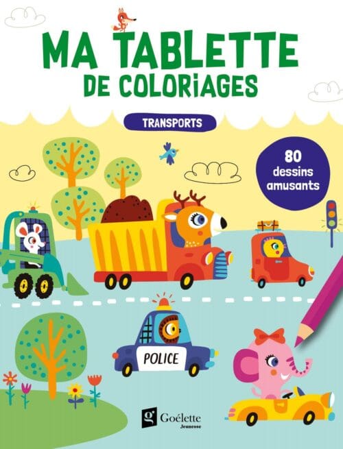 Ma tablette de coloriages – Transports
