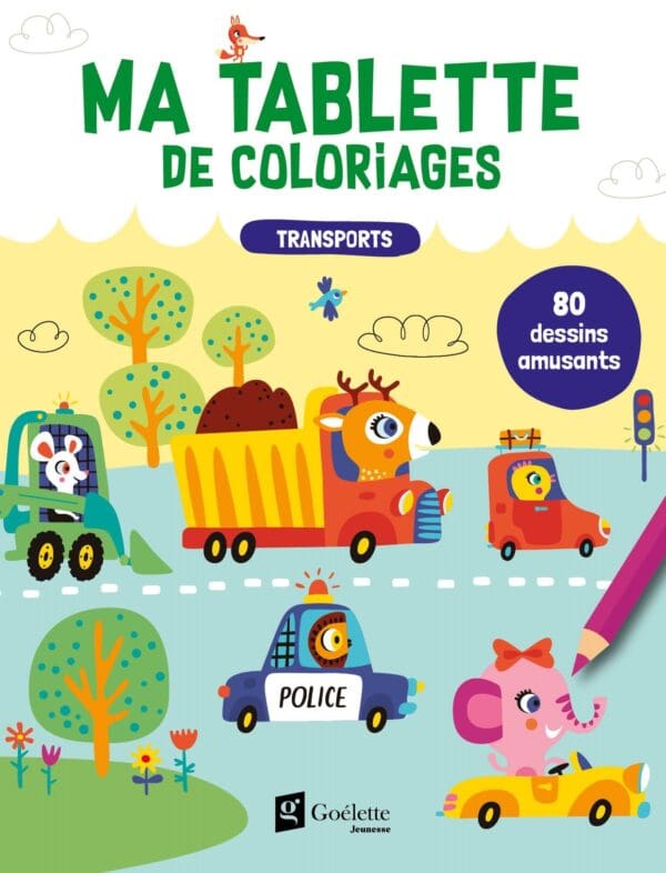 Ma tablette de coloriages - Transports