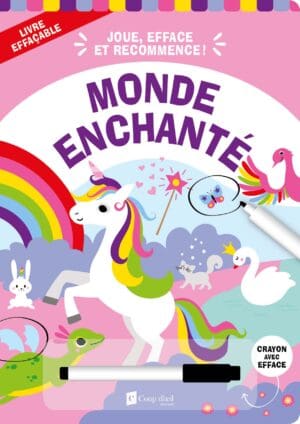 Livre d'activités effaçable - Monde enchanté