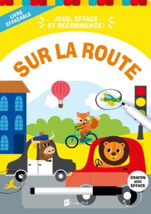 Livre d'activités effaçable - Sur la route