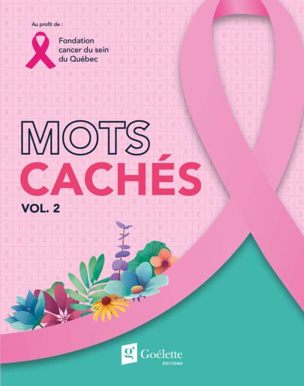 Jouer pour donner - Cancer du sein - Mots cachés vol. 2