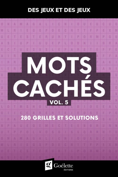 Des jeux et des jeux – Mots cachés vol.5