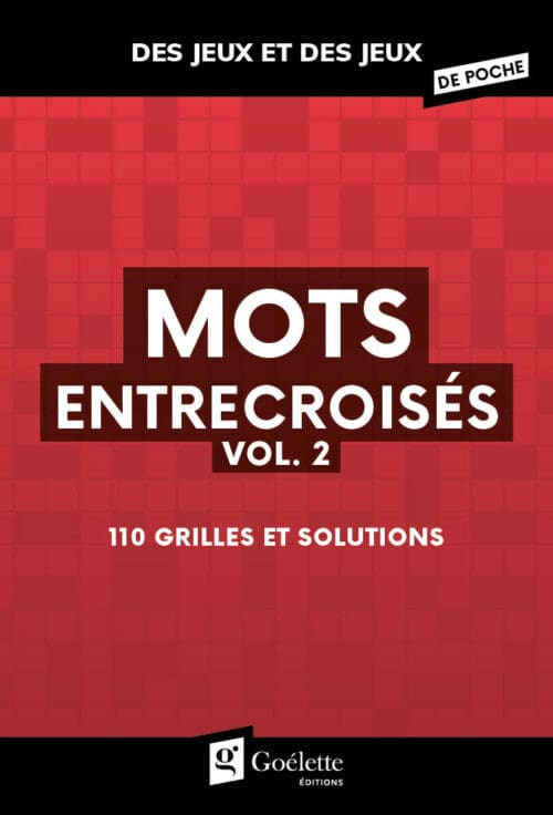 Des jeux et des jeux de poche – Mots entrecroisés vol. 2