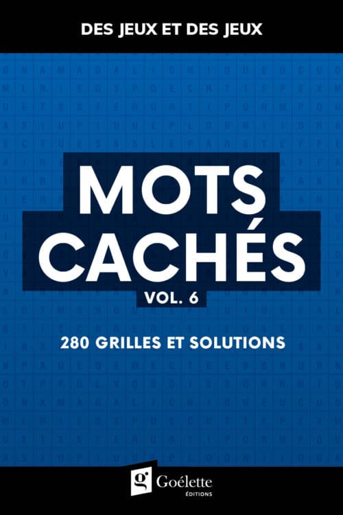 Des jeux et des jeux – Mots cachés vol.6