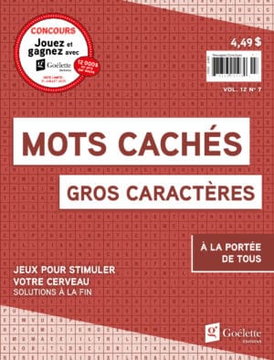 Gros caractères - Mots cachés V12 N7