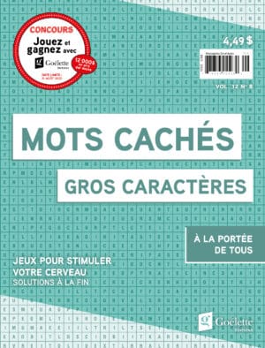 Gros caractères - Mots cachés V12 N8