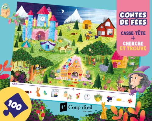 Casse-tête cherche et trouve – Contes de fées