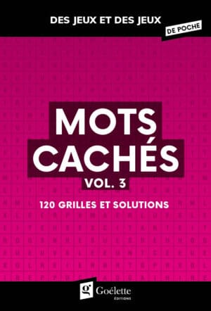 Des jeux et des jeux de poche - Mots cachés vol. 3