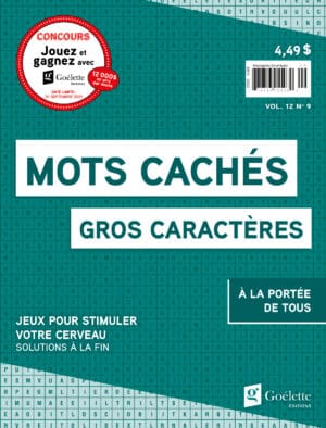 Gros caractères - Mots cachés V12 N9