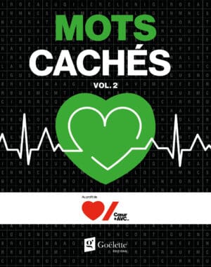 Jouer pour donner - Fondation Cœur + AVC - Mots cachés vol.2