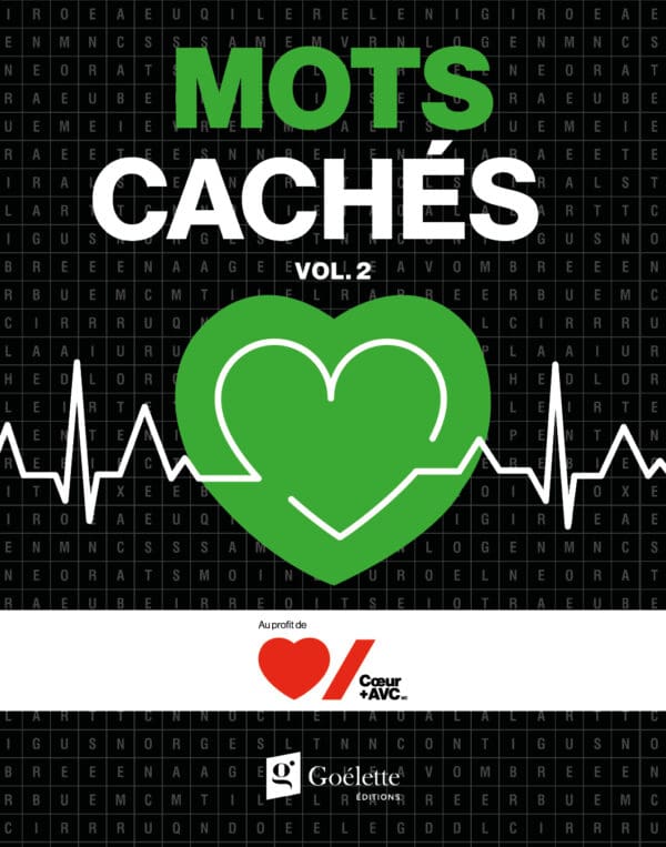 Jouer pour donner - Fondation Cœur + AVC - Mots cachés vol.2