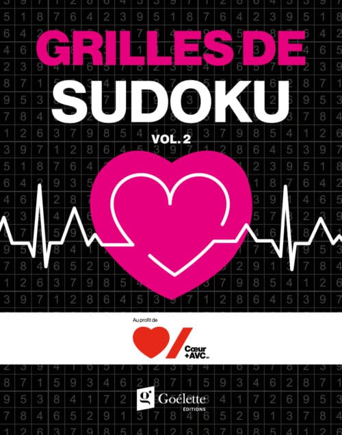 Jouer pour donner – Fondation Coeur + AVC – Sudokus vol. 2