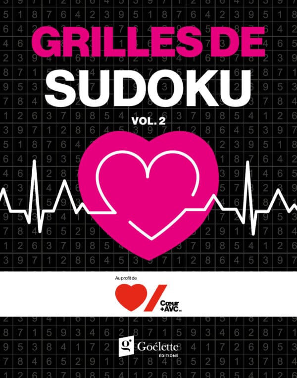 Jouer pour donner - Fondation Coeur + AVC - Sudokus vol. 2