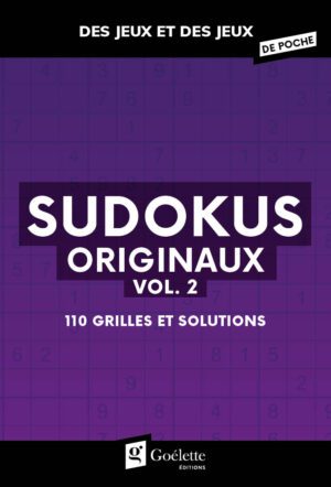 Des jeux et des jeux de poche - Sudokus originaux vol. 2