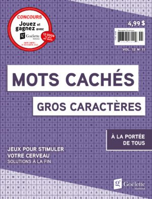 Gros caractères - Mots cachés V12 N11