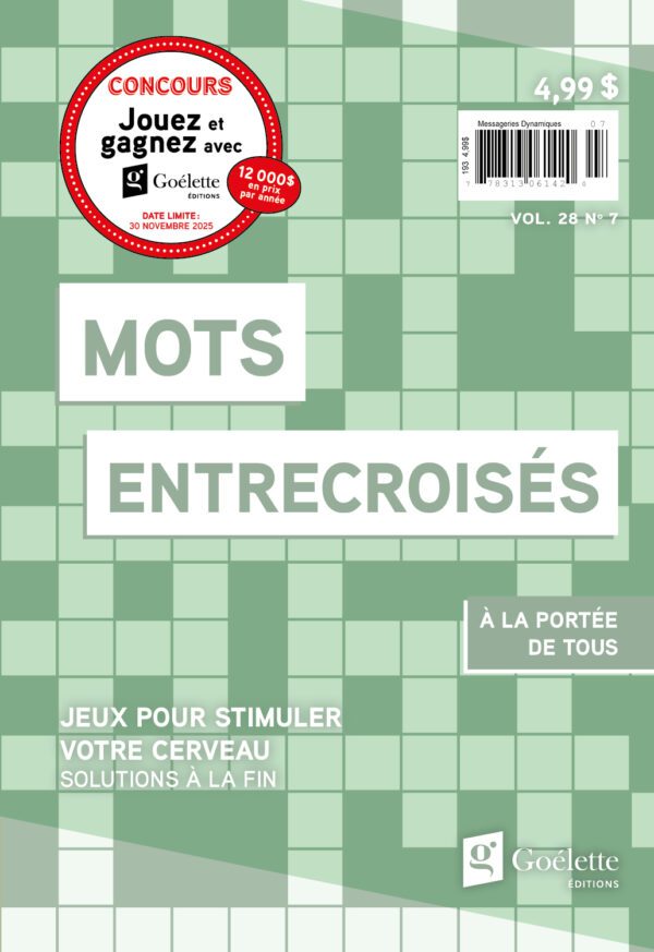 Mots entrecroisés V28 N7