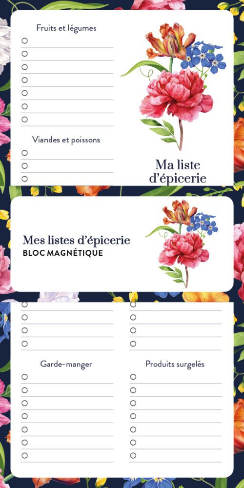 Bloc-Notes Floral