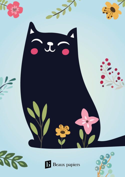 Carnet de notes Chat