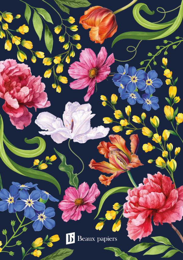 Carnet de notes Floral