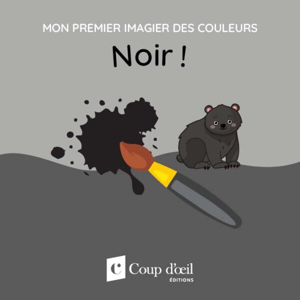 Mon premier imagier des couleurs - Noir