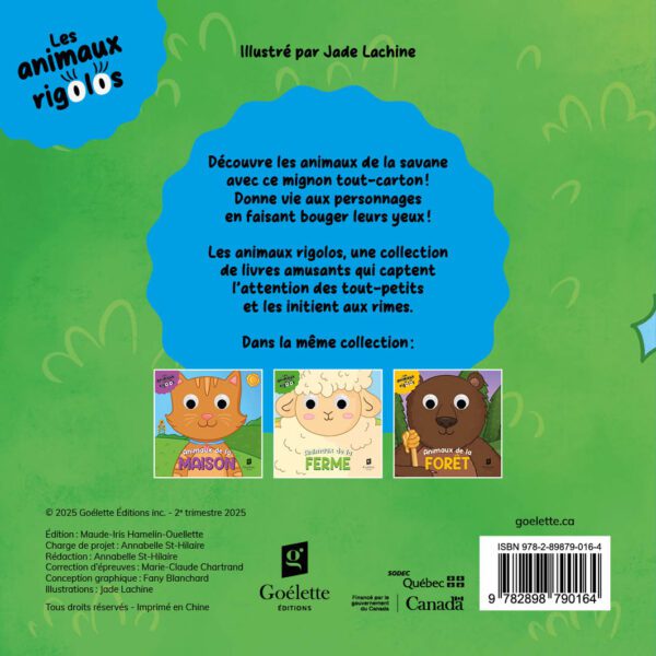 Les animaux rigolos - Animaux de la savane - Image 2