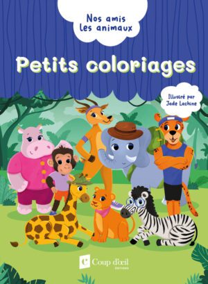 Petits coloriages - Nos amis les animaux - Savane